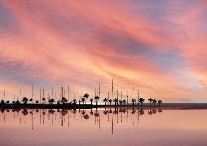 Sitges Marina by Catherine Hart