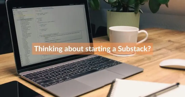 Thinking about using Substack