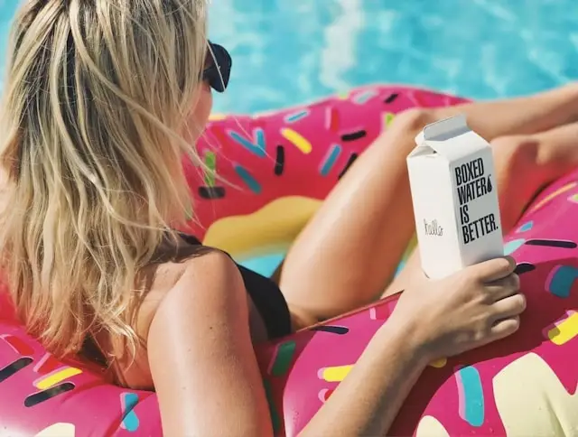 Boxed water is better than plastic in the summer